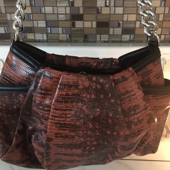 New Simply Vera Rust ,Chain Strap Shoulder Bag - Picture 2 of 7